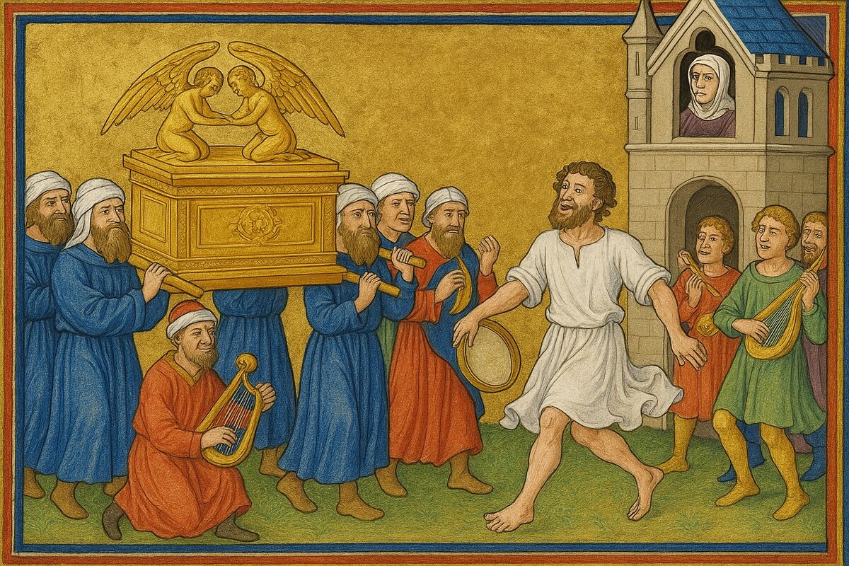 Transfert de l’Arche vers Jérusalem et danse de David