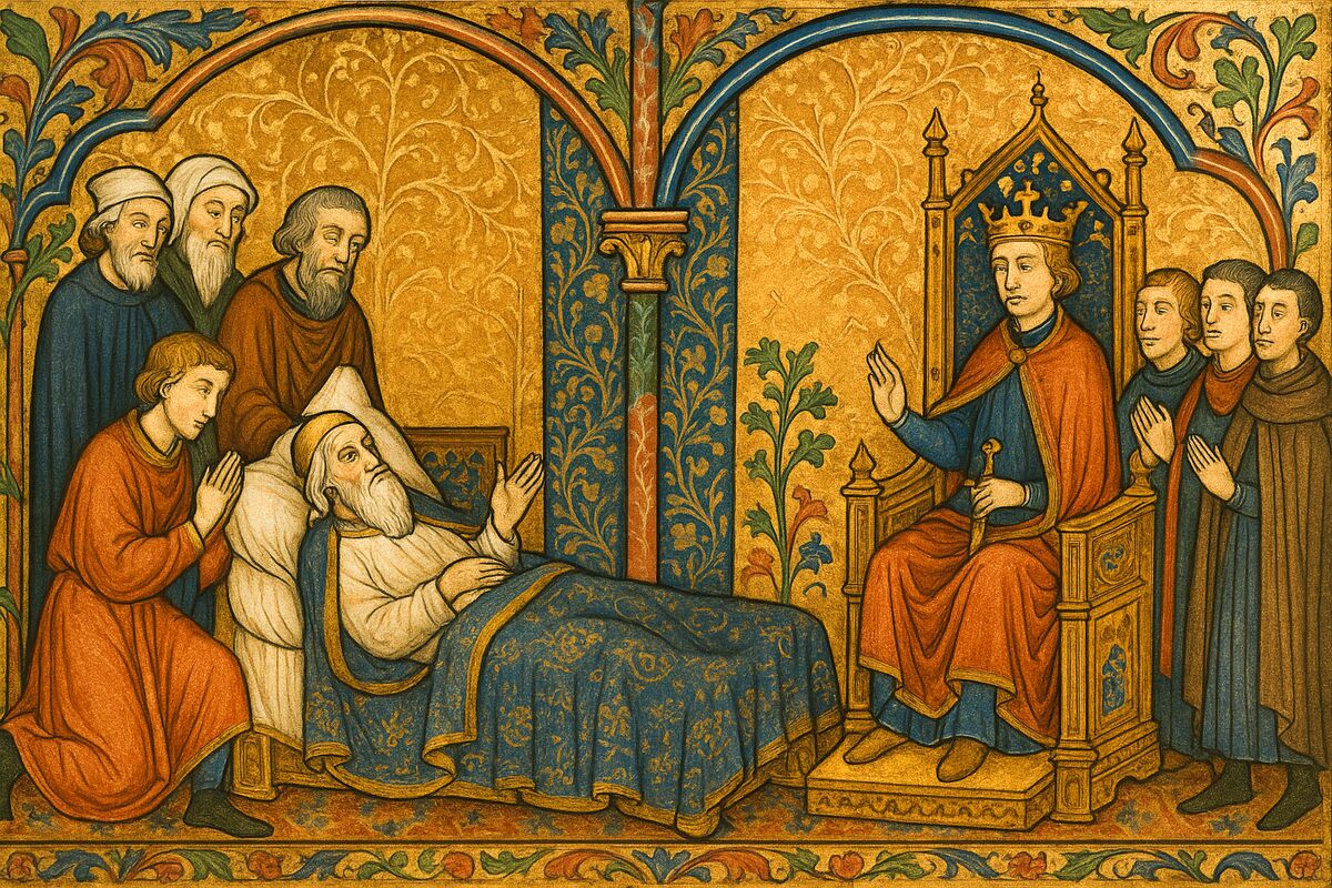 Mort de David et succession de Salomon